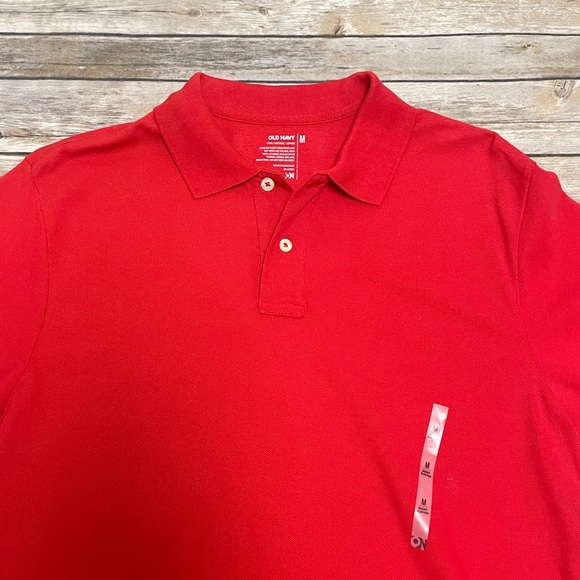 NWT Old Navy Short Sleeve Pique Cotton Polo defect - Picture 6 of 8